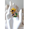 Broche fleur et pétale