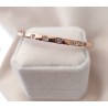 Bracelet Jonc 7 Brillants Acier Inoxydable – Doré, Argenté ou Or Rose