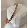 Bracelet Jonc 7 Brillants Acier Inoxydable – Doré, Argenté ou Or Rose
