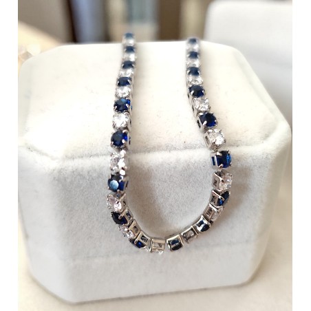 Braceletes ajustables saphir