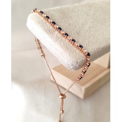 Braceletes ajustables saphir