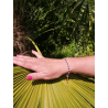 Braceletes ajustables saphir
