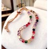 Bracelets Multicolores pierres rondes