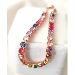 Bracelets Multicolores pierres rondes