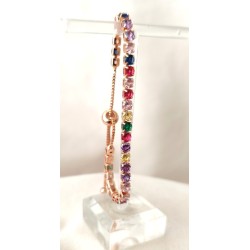 Bracelets Multicolores pierres rondes