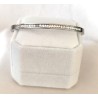 Bracelet Jonc Strass Acier Inoxydable – Ligne Brillante Doré, Argenté ou Or Rose