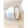 Bracelet Jonc Strass Acier Inoxydable – Ligne Brillante Doré, Argenté ou Or Rose