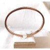 Bracelet Jonc Strass Acier Inoxydable – Ligne Brillante Doré, Argenté ou Or Rose