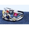 Bague géométrique oxyde de zirconium – Bijou moderne et élégant
