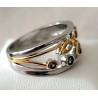 Bague géométrique oxyde de zirconium – Bijou moderne et élégant