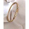 Bracelet Jonc 7 Brillants Acier Inoxydable – Doré, Argenté ou Or Rose
