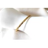 Bracelet Jonc 7 Brillants Acier Inoxydable – Doré, Argenté ou Or Rose