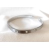 Bracelet Jonc Étoiles et Strass – Acier Inoxydable Doré ou Argenté