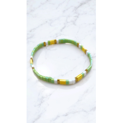 Bracelets Miyuki Tila Lot Lumière Verte - Bijoux Perles Japonaises