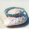 Bracelets Miyuki Tila Duo Lagon - Turquoise et Or